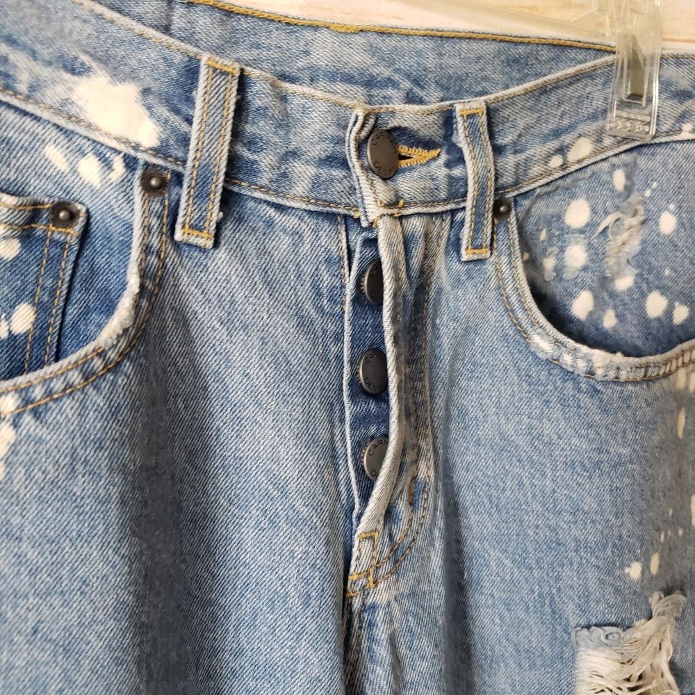 Carmar Cressida Epte Patchwork Distressed Bleache… - image 3